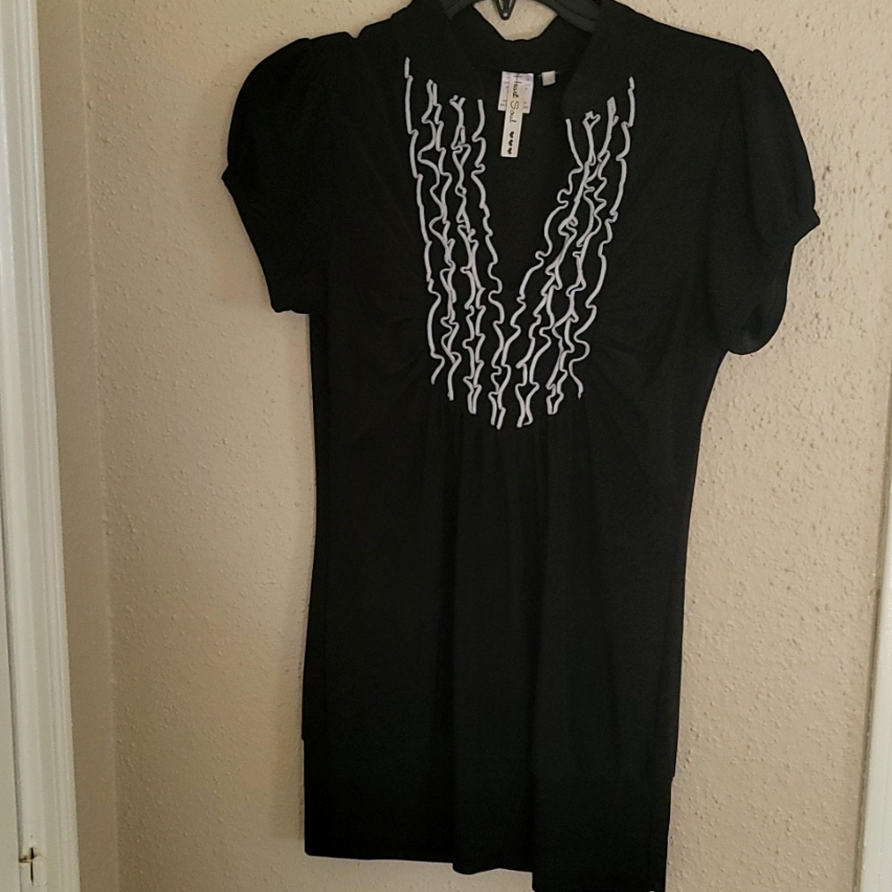 Heart and Soul Blouse Black Blouse